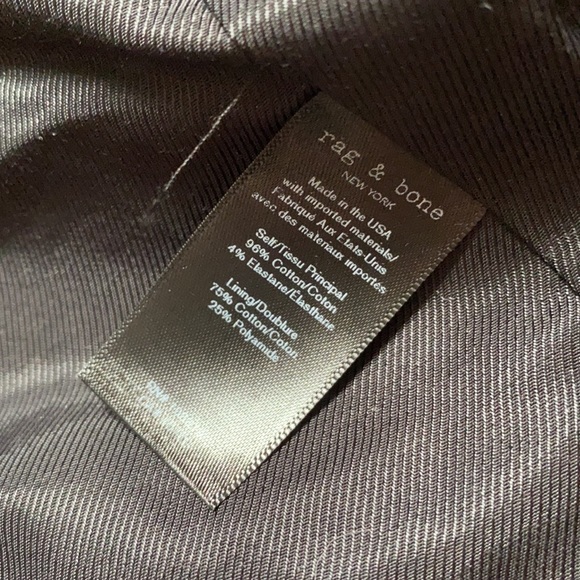 Rag & Bone Archer Gingham Plaid Blazer - Picture 8 of 8